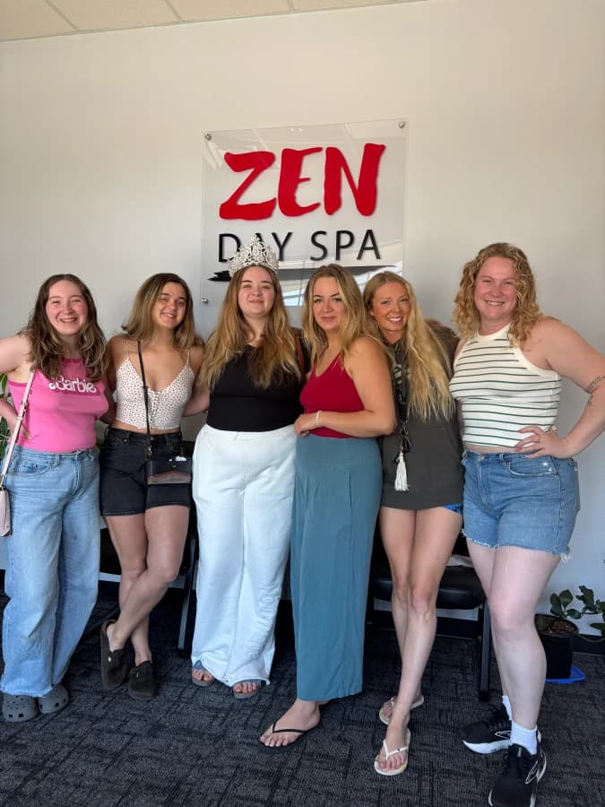 Zen Day Spa Team Photo Inside Spa